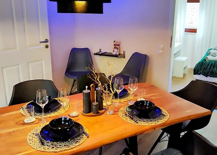 Direkt Am Rhein Mit Burgblick Nahe Rheinsteig Bis 8 Personen, 2 Baeder, 4 Zimmer, Kueche, Netflix Kaub